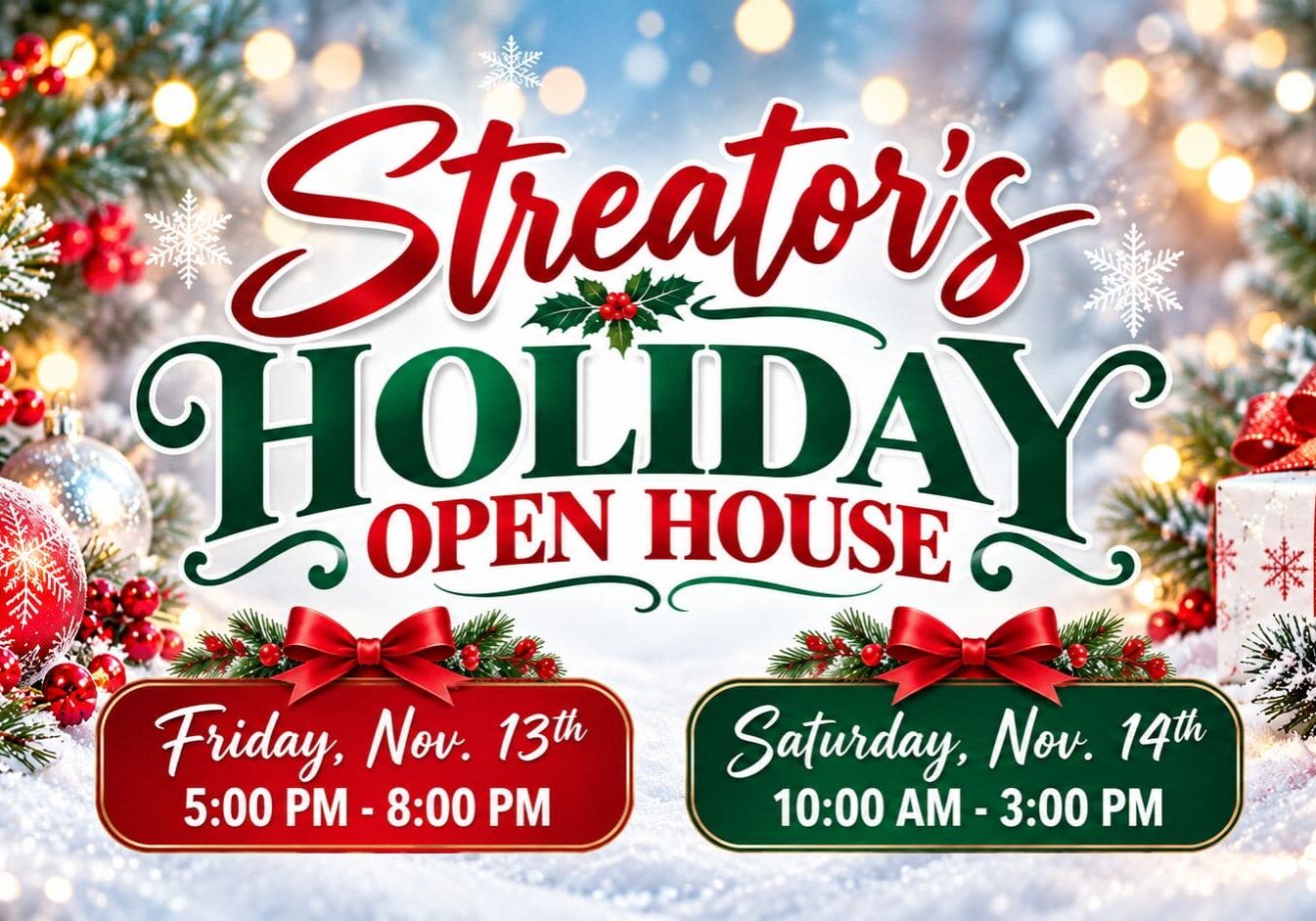 Streator’s Holiday Open House